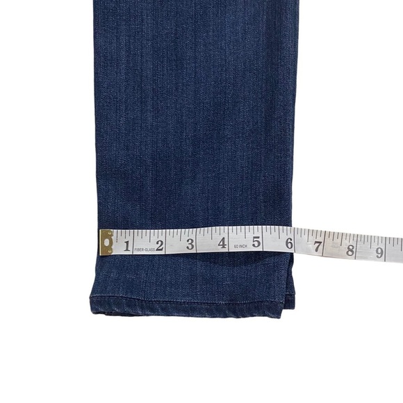 Paige Skyline Skinny in Georgie Wash Women Jeans Sz 28 x27 Dark Whiskered Denim - Picture 13 of 16